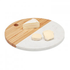 Marble Bamboo Serving Board