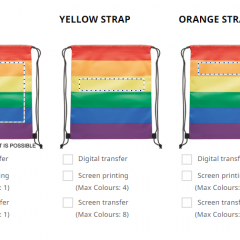 Rainbow Drawstring RPET