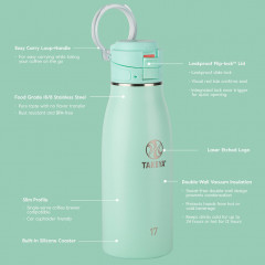 Takeya Traveler 17oz FlipLock Bottle