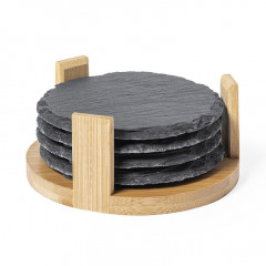 4-piece Slate coaster set