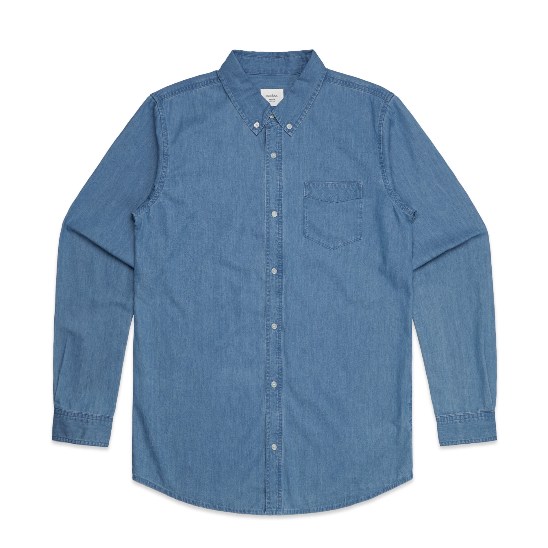 Mens Blue Denim Shirt