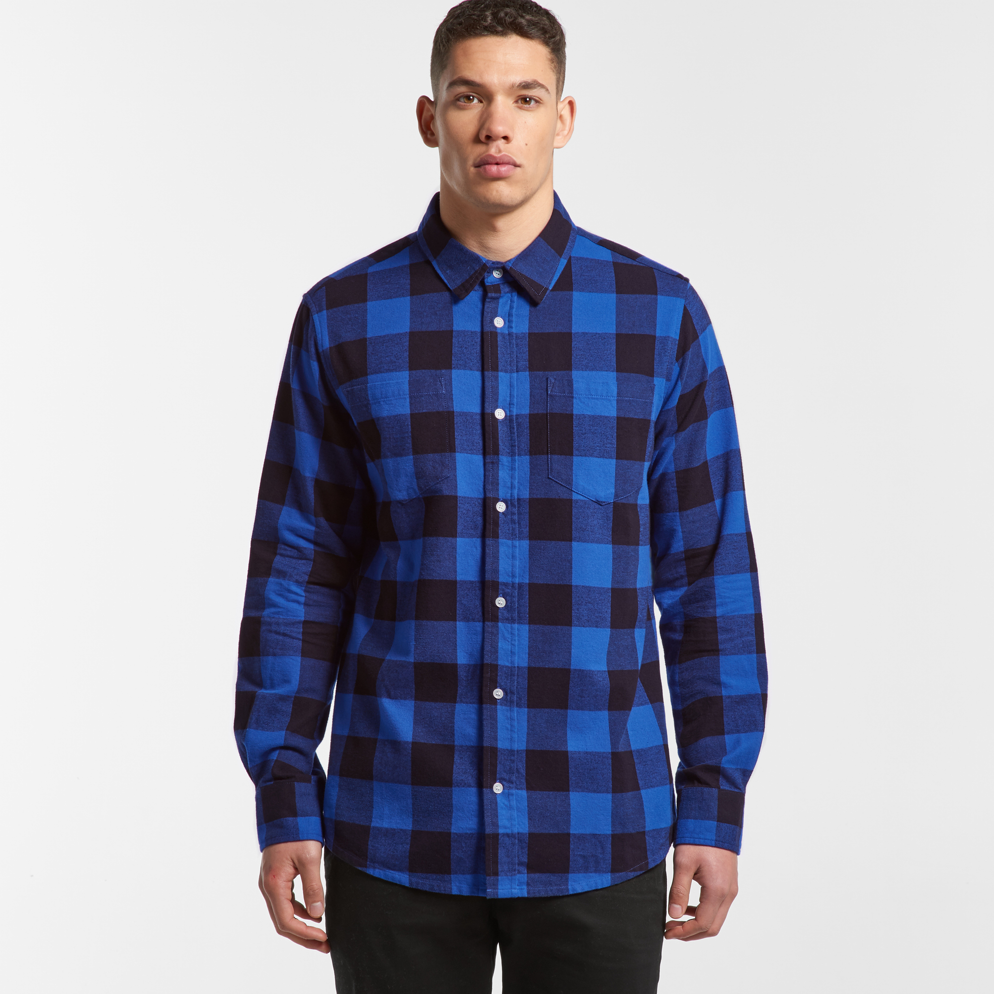 Men's Check Shirt | Branded Check Shirt | Printed Check Shirt NZ | AS Colour | Withers & Co