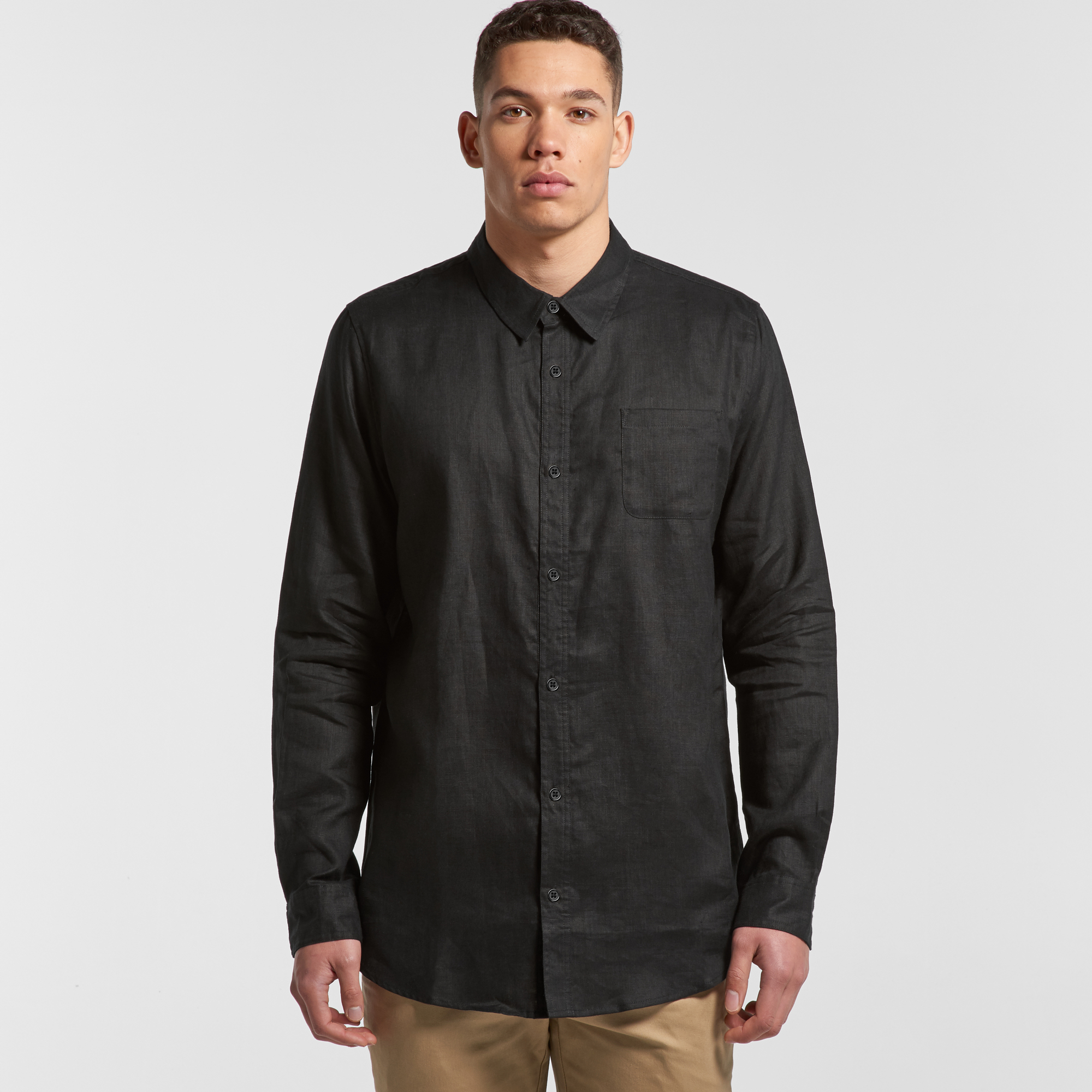Men's Linen Shirt | Branded Linen Shirt | Printed Linen Shirt NZ | AS Colour | Withers & Co