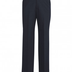 Mens Comfort Wool Stretch Flat Front Pant