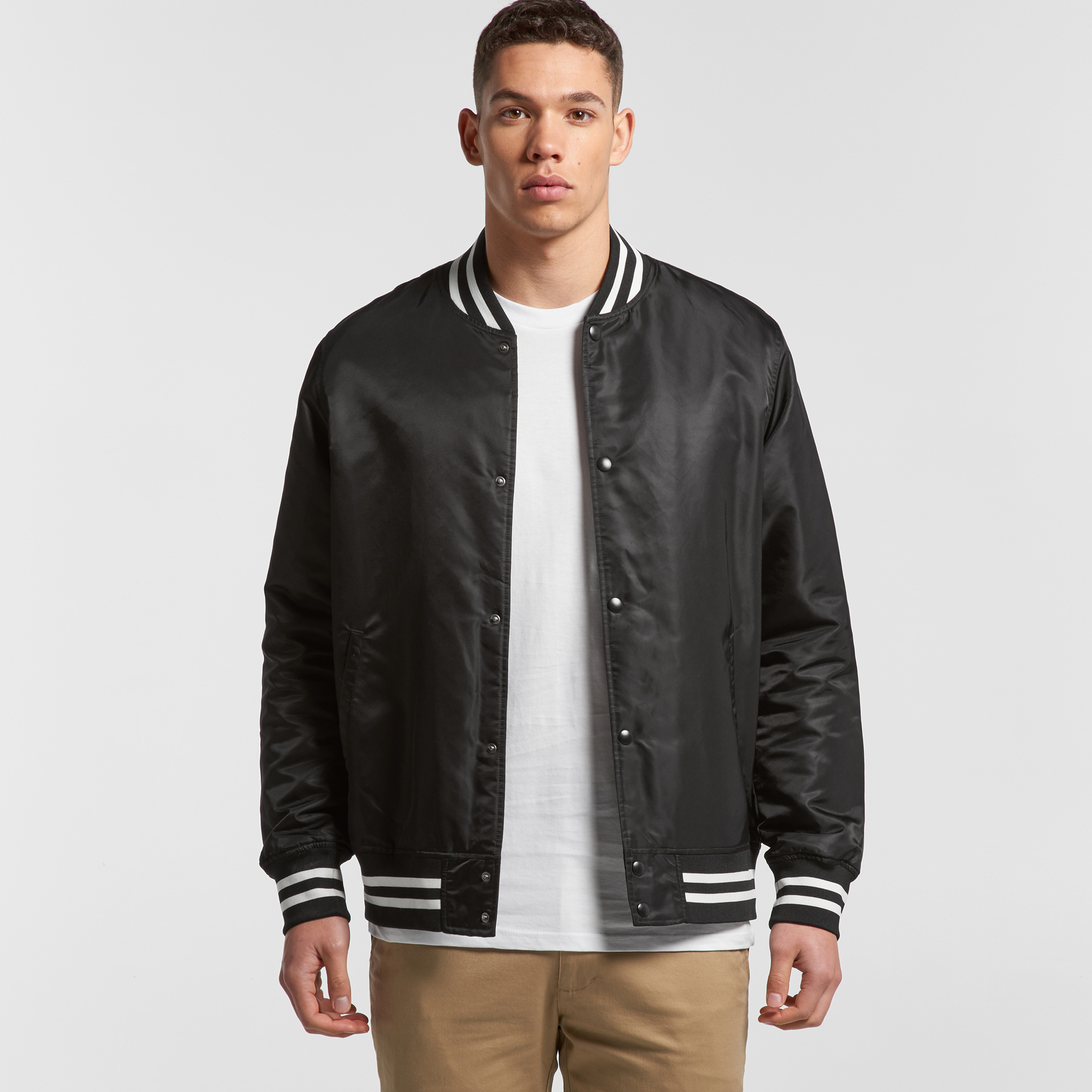 Men's College Bomber | Branded Bomber | Printed Bomber NZ | AS Colour | Withers & Co