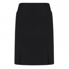 Womens Siena Front Pleat Detail Straight Skirt