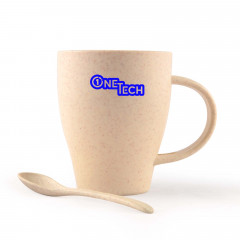 Avenue Wheat Fibre Cup and Spoon