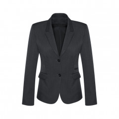 Womens Comfort Wool Stretch 2 Button Mid Length Jacket