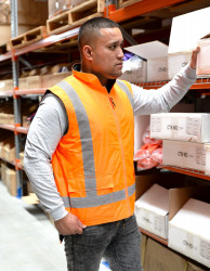 Reversible Fleece Lined Safety Vest – Day/Night