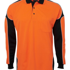 Hi Vis L/S Arm Panel Polo 