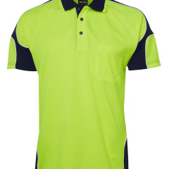 Hi Vis S/S Arm Panel Polo 