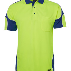 Hi Vis S/S Arm Panel Polo 