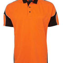 Hi Vis S/S Arm Panel Polo 