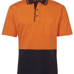 Hi Vis S/S Cotton Polo