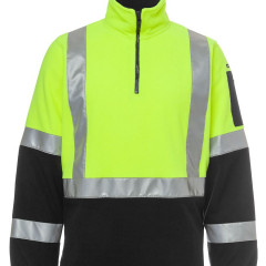 Hi Vis (D+N) H Pattern Biomotion 1/2 Zip Polar Fleece 