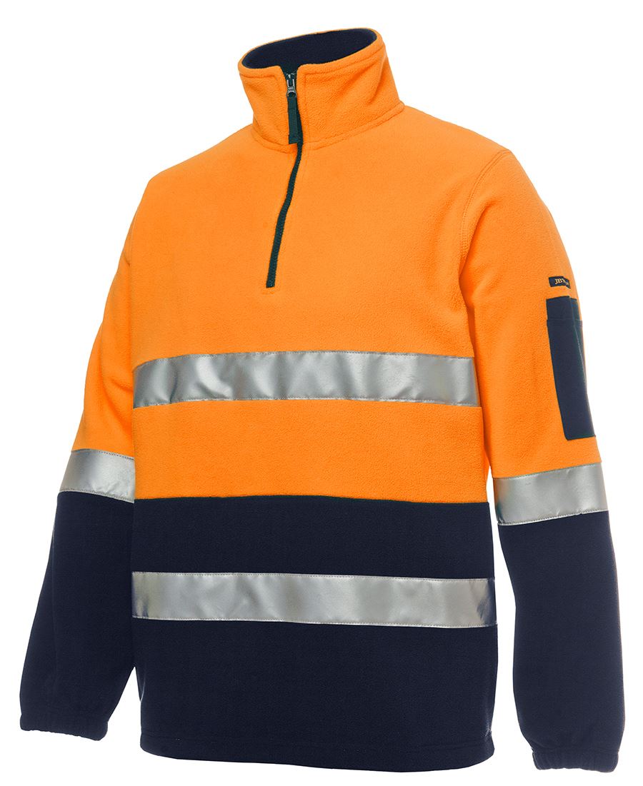 Hi Vis (D+N) 1/2 Zip Polar Fleece