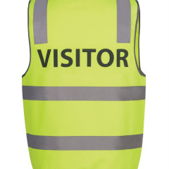 Hi Vis D+N Safety Vest Security/Staff/Visitor