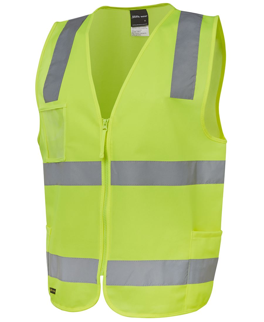 Hi Vis (D+N) Zip Safety Vest 