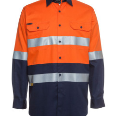 Hi Vis L/S (D+N) 150G Work Shirt  