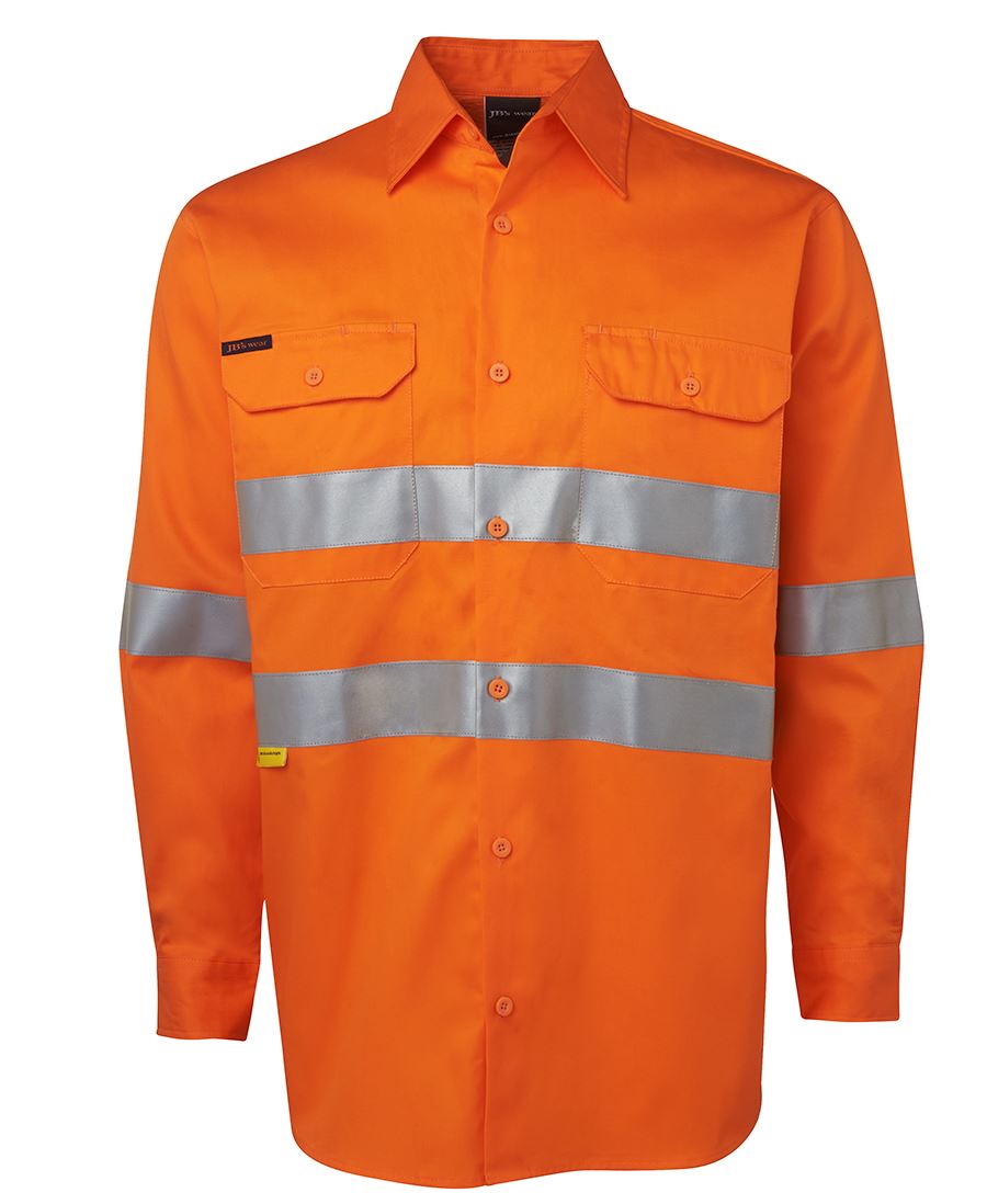 Hi Vis L/S (D+N) 150G Work Shirt | Withers and Co | Hi Vis Apparel 