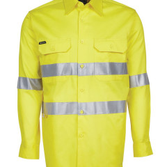 Hi Vis L/S (D+N) 150G Work Shirt  