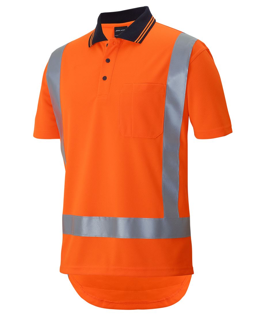 Hi Vis (D+N) S/S Non Cuff TTMC-W Traditional Polo 