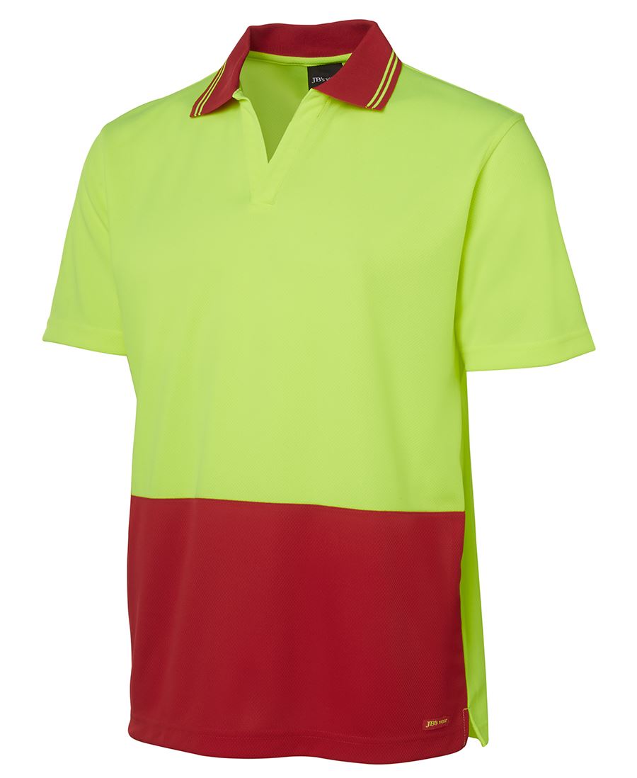 Hi Vis S/S Non Button Polo | Withers and Co | Hi Vis Apparel