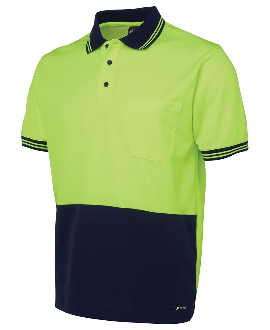 Hi Vis S/S Cotton Back Polo | Hi Vis Clothing NZ | Hi Vis NZ