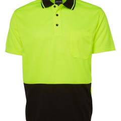 Adults and Kids Hi Vis Non Cuff Traditional Polo 