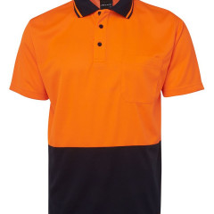 Adults and Kids Hi Vis Non Cuff Traditional Polo 