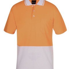 Adults and Kids Hi Vis Non Cuff Traditional Polo 