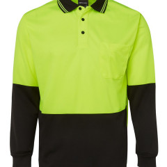 Hi Vis L/S Trad Polo