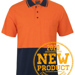 Hi Vis S/S Cotton Pique Trad Polo 