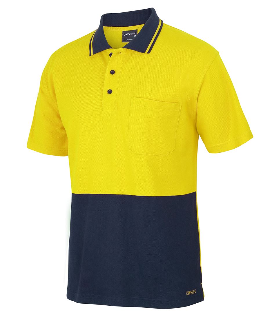 Hi Vis S/S Cotton Pique Trad Polo 