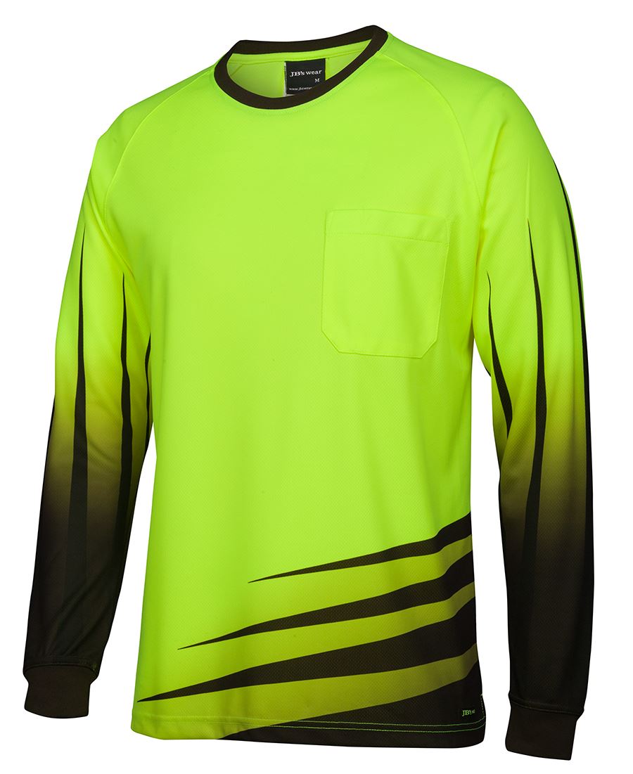 Hi Vis L/S Rippa Sub Tee | Withers and Co | Hi Vis Apparel