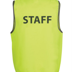 His Vis Safety Vest Security/Staff/Visitor 