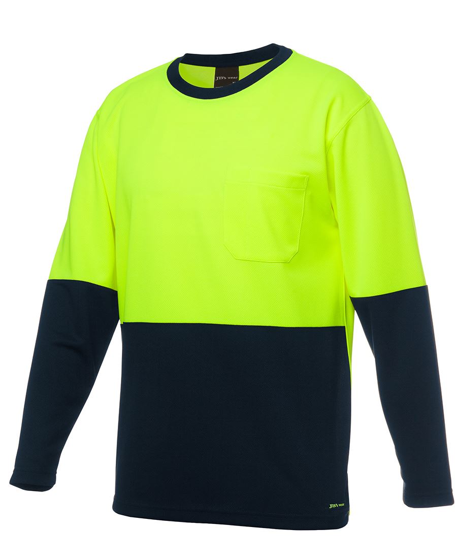 JB'S Hi Vis Long Sleeve Traditional T-Shirt