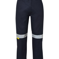 Mercerised Work Trouser with Reflective Tape 