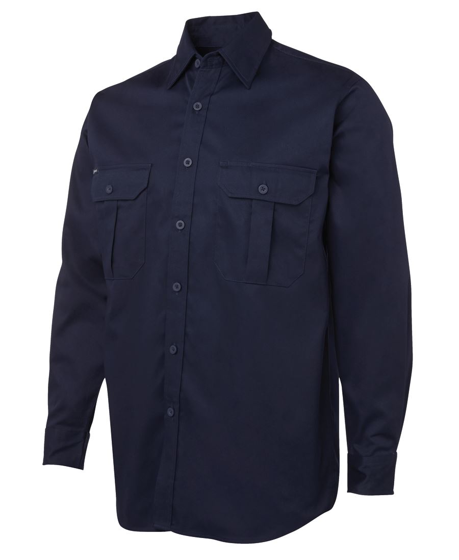 L/S 190G Work Shirt | Withers and Co | Hi Vis Apparel