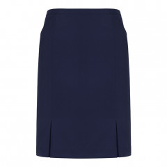 Womens Siena Front Pleat Detail Straight Skirt