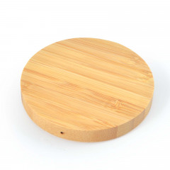 Arc Round Bamboo Wireless Charger