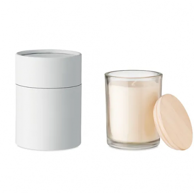 Vanilla Wax Candle in Glass