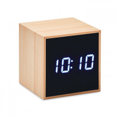 Mara LED Bamboo Clock