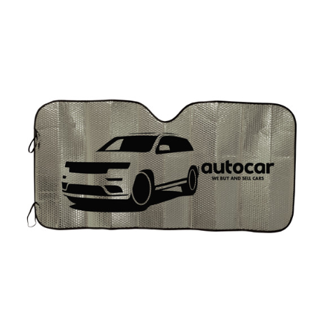 Concertina Metallic Car Sun Shade