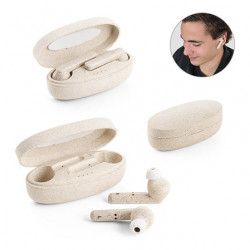 True Wireless Wheat Straw Earphones