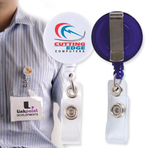 Corfu Retractable Name Badge Holder