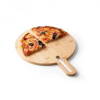 Caraway Round Bamboo serving board