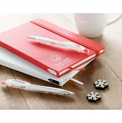 A5 notebook with hard 600D RPET cover