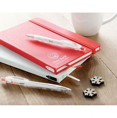 A5 notebook with hard 600D RPET cover