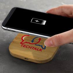 Vita Bamboo Wireless Charger - Square 
